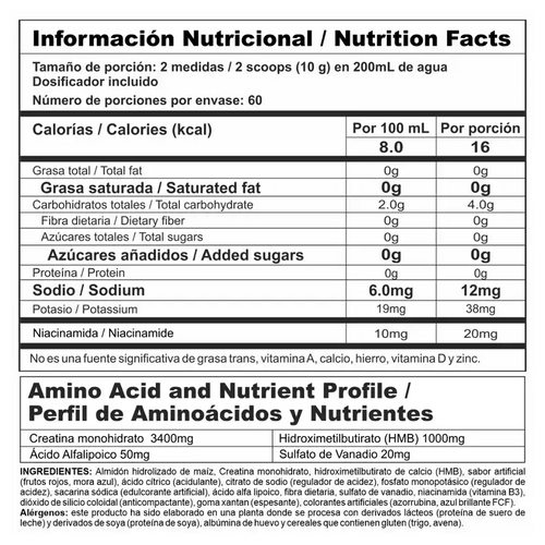 CREATINA MONOHIDRATADA CREASTACK