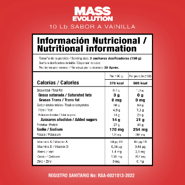 MASS EVOLUTION 10 LB