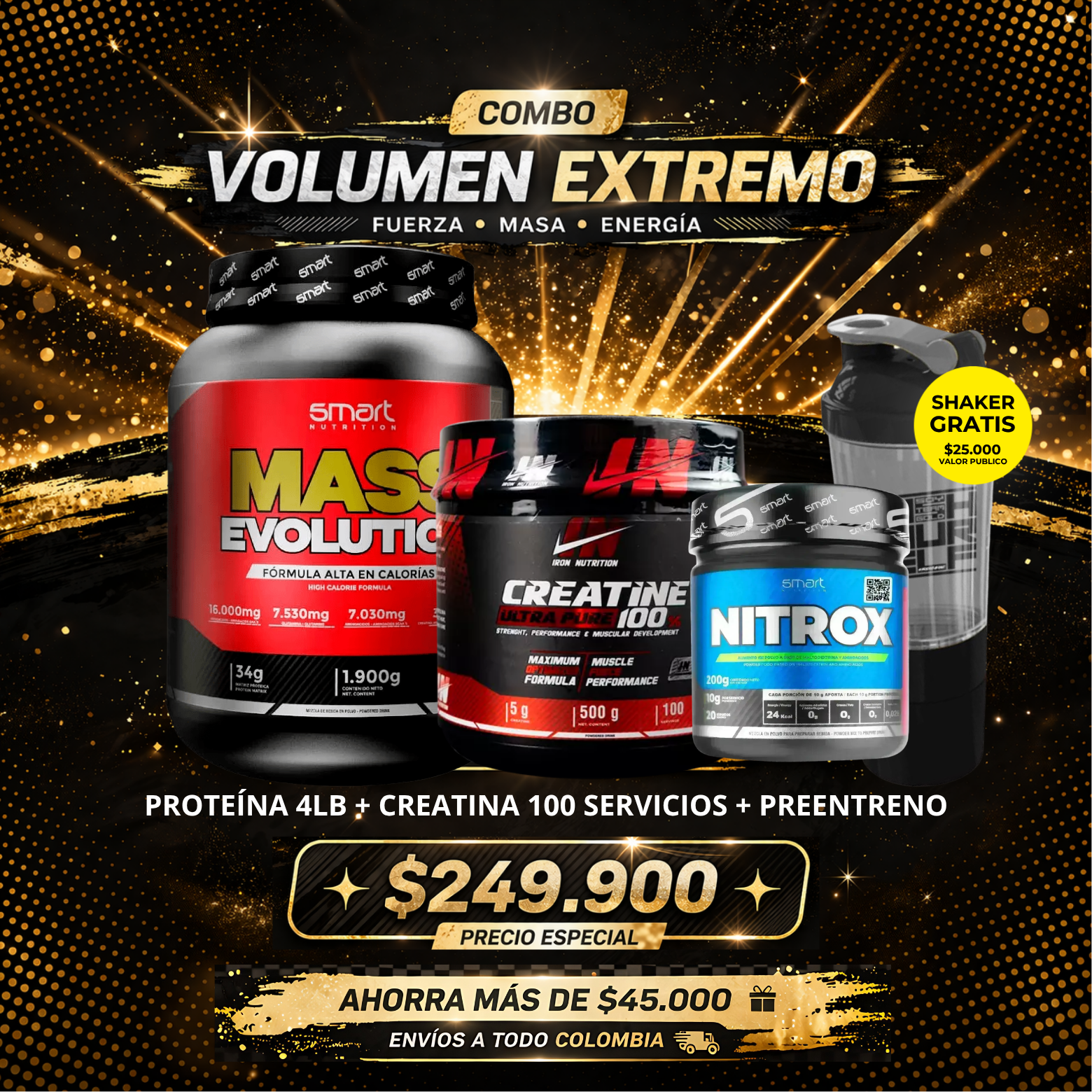 COMBO VOLUMEN EXTREMO